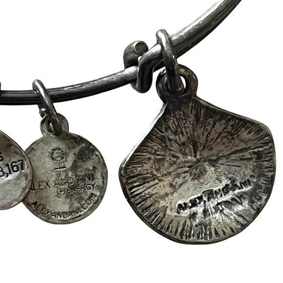 Alex and Ani Seashell Charm Bangle Bracelet Coastal Beach Resort Summer - Picture 5 of 6